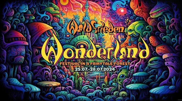 Waldfrieden Wonderland Festival 2024
// Stemwede - Wehdem · Germany
25 Jul - 29 Jul 2024